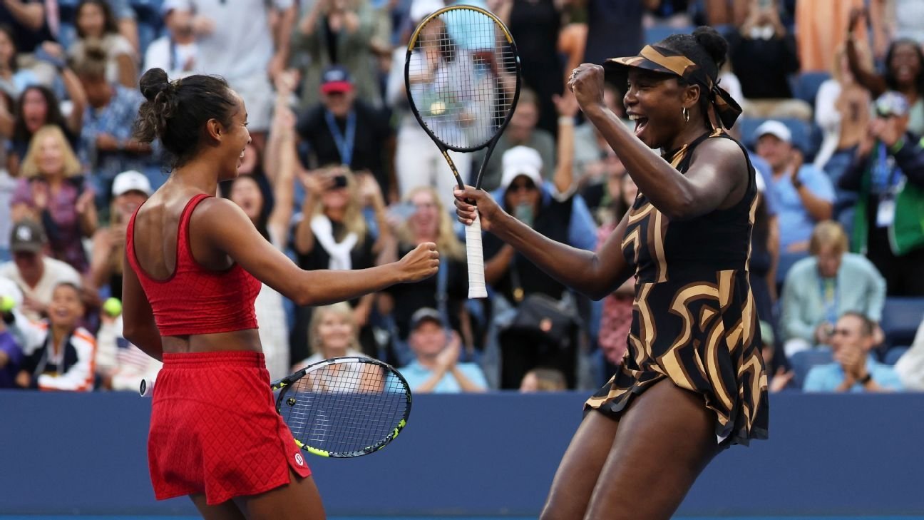 Venus Williams, Leylah Fernandez reach quarters in US Open doubles Venus Williams, Leylah Fernandez reach quarters in US Open doubles