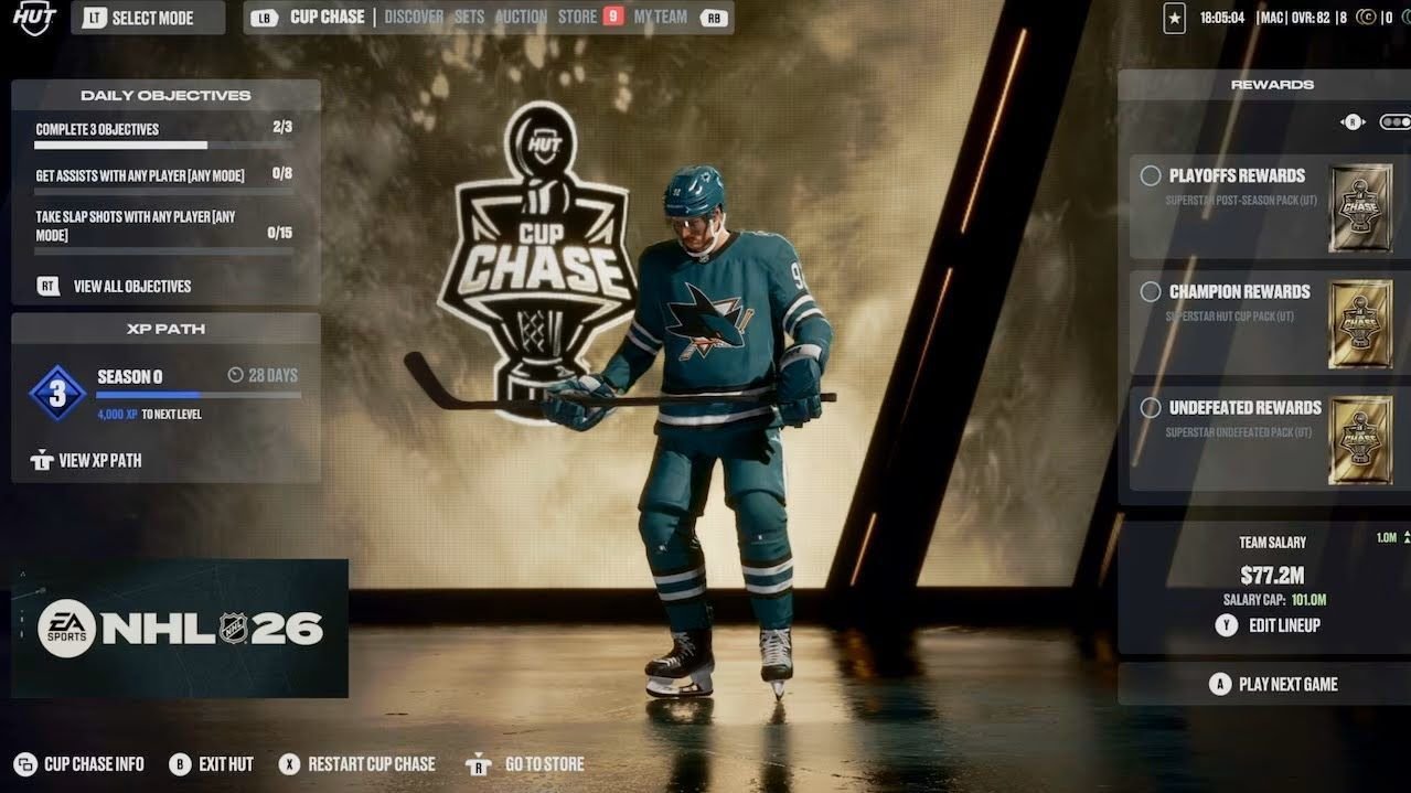 NHL 26 presents new Cup Chase feature, other HUT changes