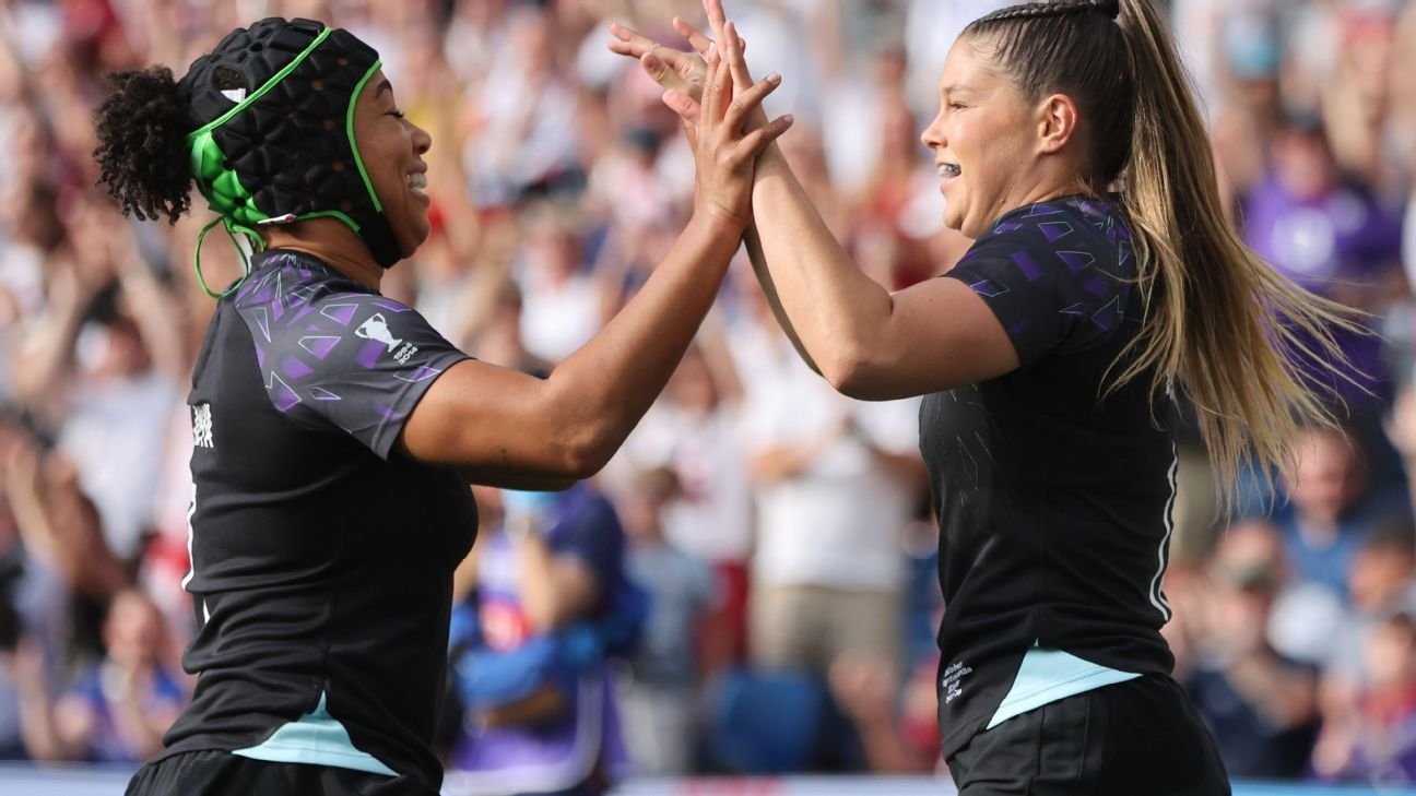 Women’s Rugby World Cup: England close out pool stages with 47-7 win, Australia also advance