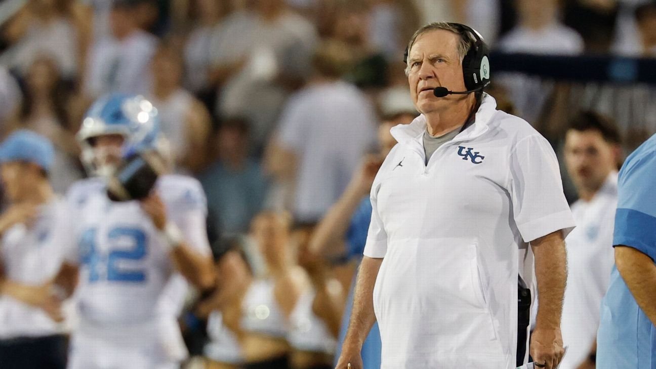 Belichick wins first at UNC, confirms ban of Patriots scouts Belichick wins first at UNC, confirms ban of Patriots scouts