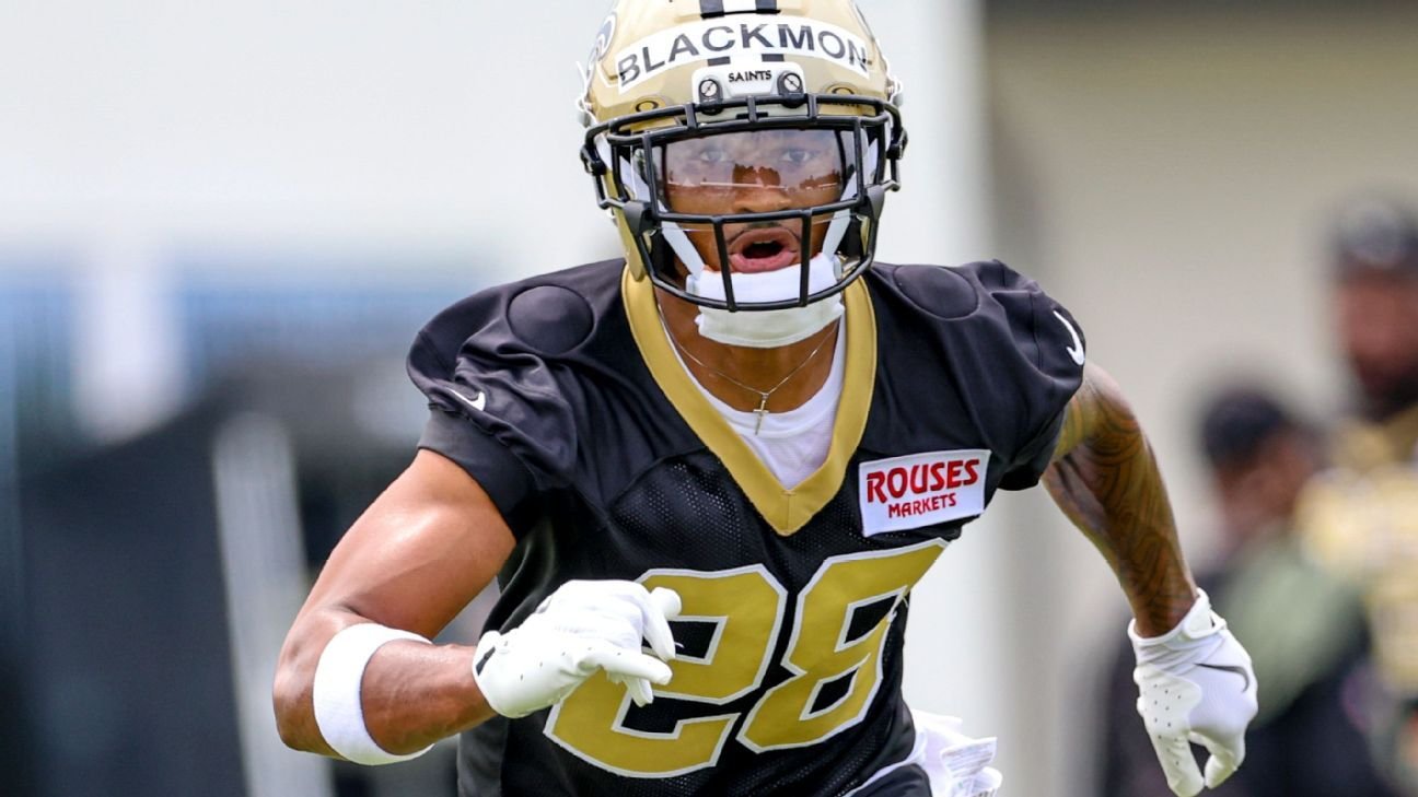 Saints S Blackmon (shoulder) likely out for year, Moore says Saints S Blackmon (shoulder) likely out for year, Moore says
