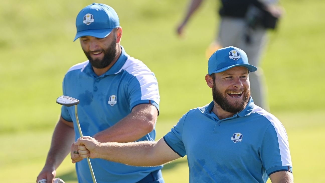 Tyrrell Hatton reveals wild celebrations after making Ryder Cup