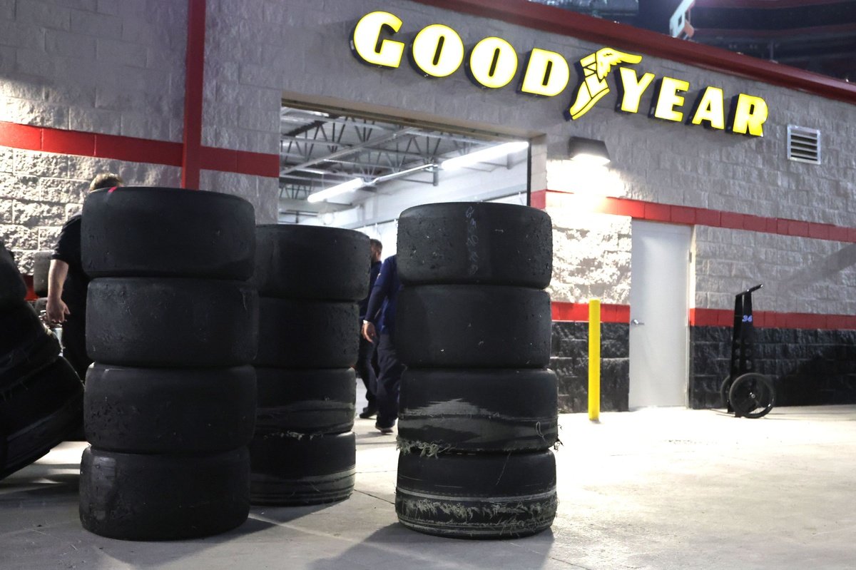 Goodyear releases extra set of tires mid-race due to extreme wear Goodyear releases extra set of tires mid-race due to extreme wear
