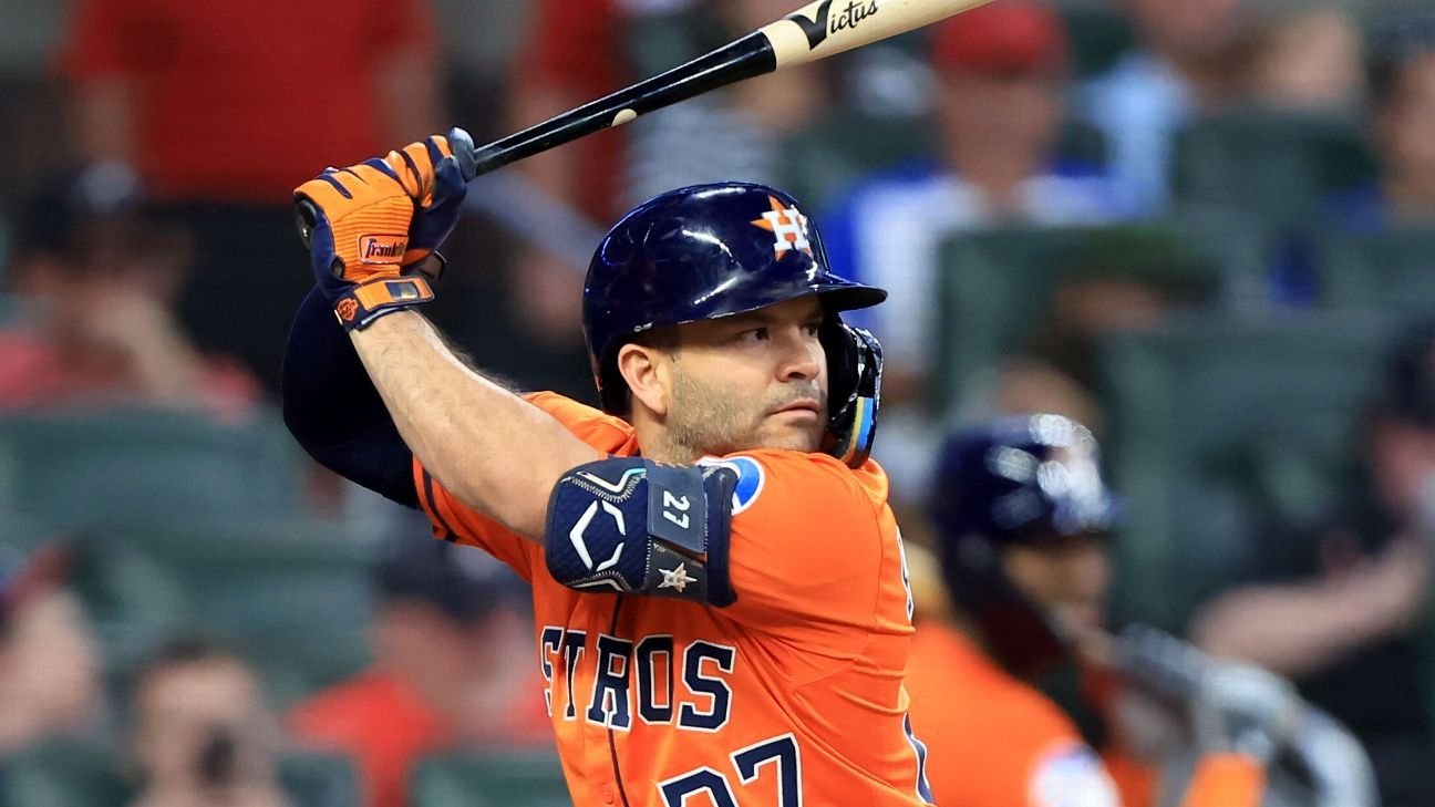 Astros’ Jose Altuve leaves game due to right foot discomfort Astros’ Jose Altuve leaves game due to right foot discomfort