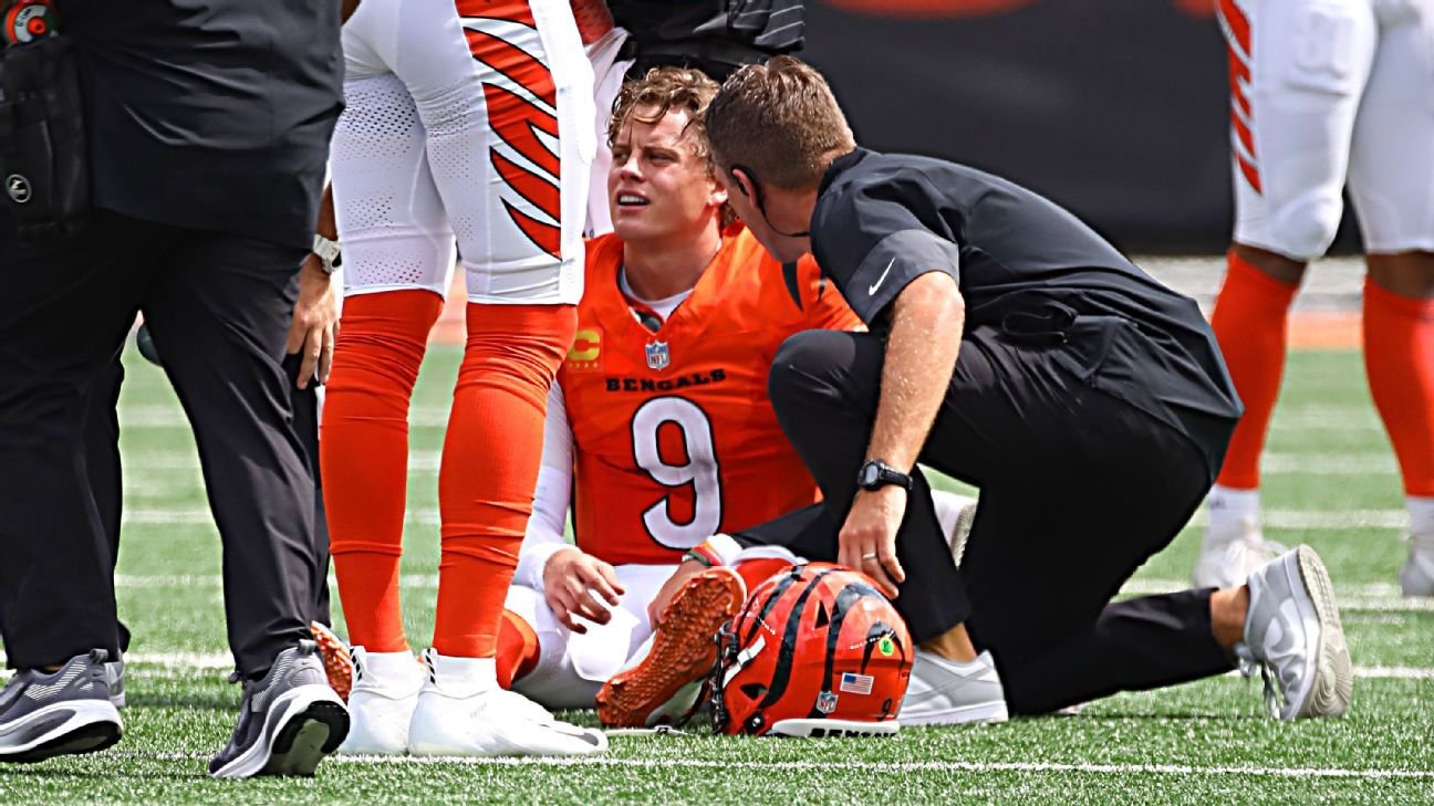 Bengals’ Joe Burrow leaves game vs. Jaguars with injured toe Bengals’ Joe Burrow leaves game vs. Jaguars with injured toe