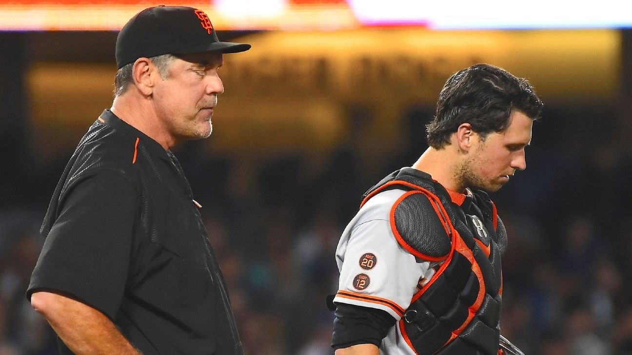 Giants talking with Bruce Bochy but not to manage, Posey says Giants talking with Bruce Bochy but not to manage, Posey says