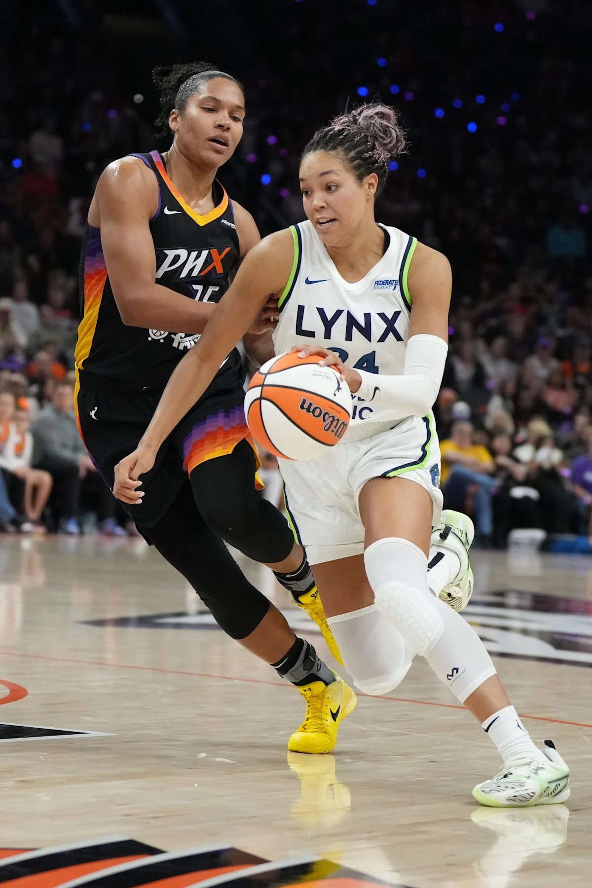 Lynx star Napheesa Collier tore ankle ligaments in collision, per report Lynx star Napheesa Collier tore ankle ligaments in collision, per report