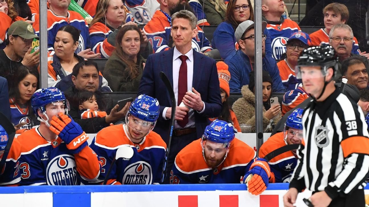 Edmonton Oilers extend coach Kris Knoblauch through 2028-29