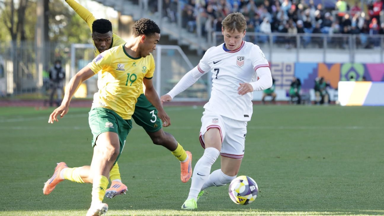 USMNT U20 claims top spot in World Cup group despite South Africa loss