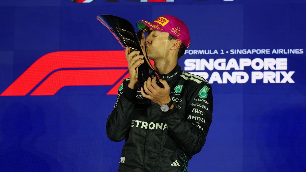 Russell feels ‘ready’ for world title shot after Singapore win
