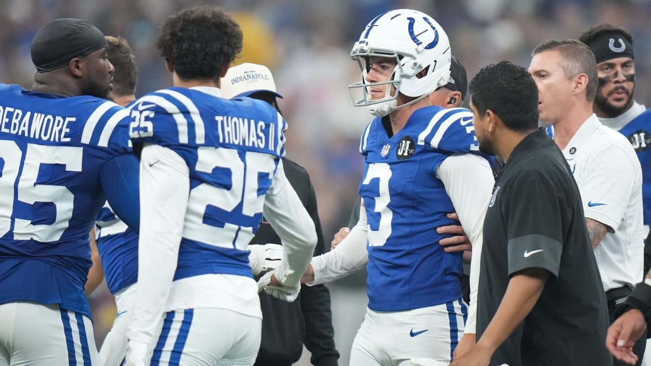 Colts’ Spencer Shrader sustains season-ending knee injury