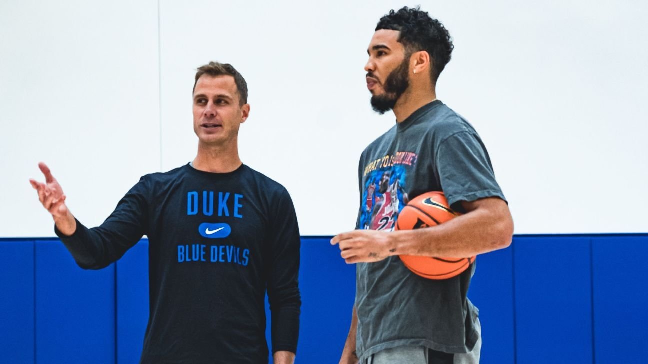 Alum Jayson Tatum takes on role as Duke’s ‘chief basketball officer’