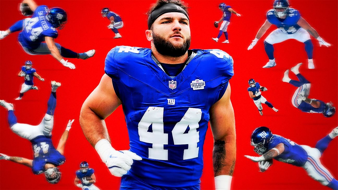 Moments with Giants’ eccentric rookie Cam Skattebo Moments with Giants’ eccentric rookie Cam Skattebo