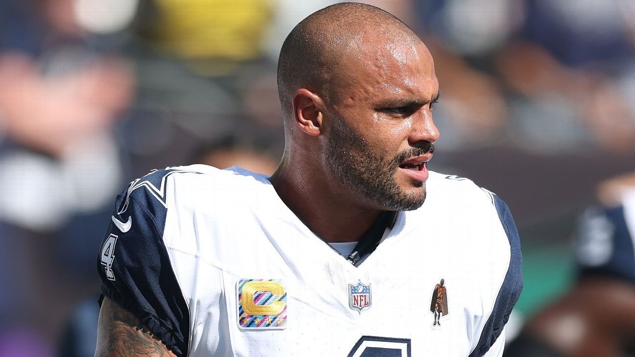 Cowboys’ Dak Prescott, 32, hopeful to keep playing into his 40s