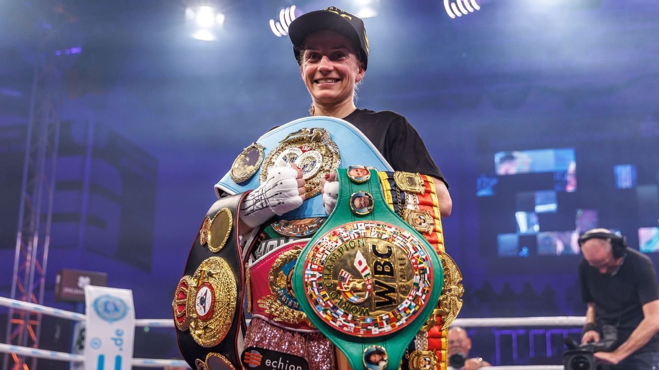 Undisputed atomweight champion Tina Rupprecht retires age 33