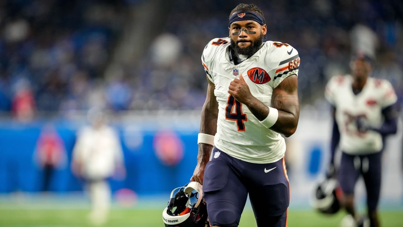 Bears RB D’Andre Swift, WR DJ Moore set to play vs. Saints