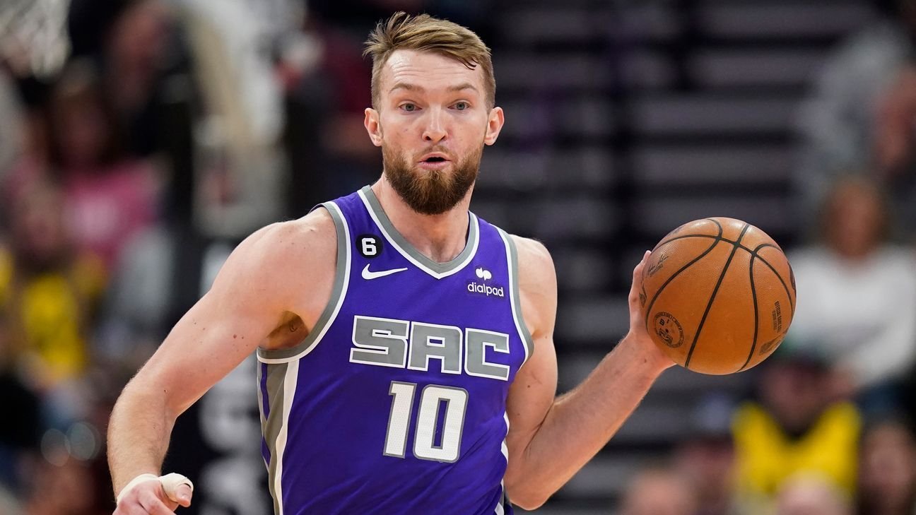Kings’ Domantas Sabonis out at least a week with hamstring strain Kings’ Domantas Sabonis out at least a week with hamstring strain
