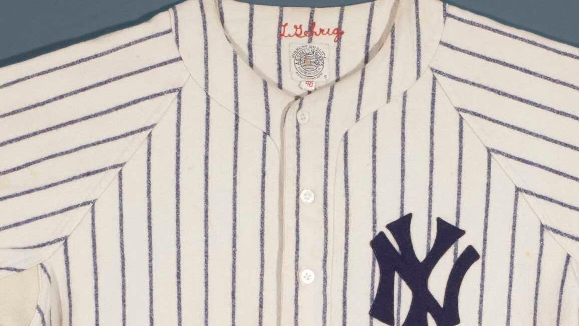 Gehrig’s jersey from final Yankees home game sells for .7M