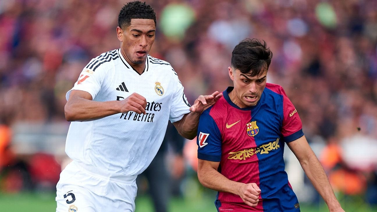 Clásico could hinge on Real Madrid’s Bellingham, Barcelona’s Pedri