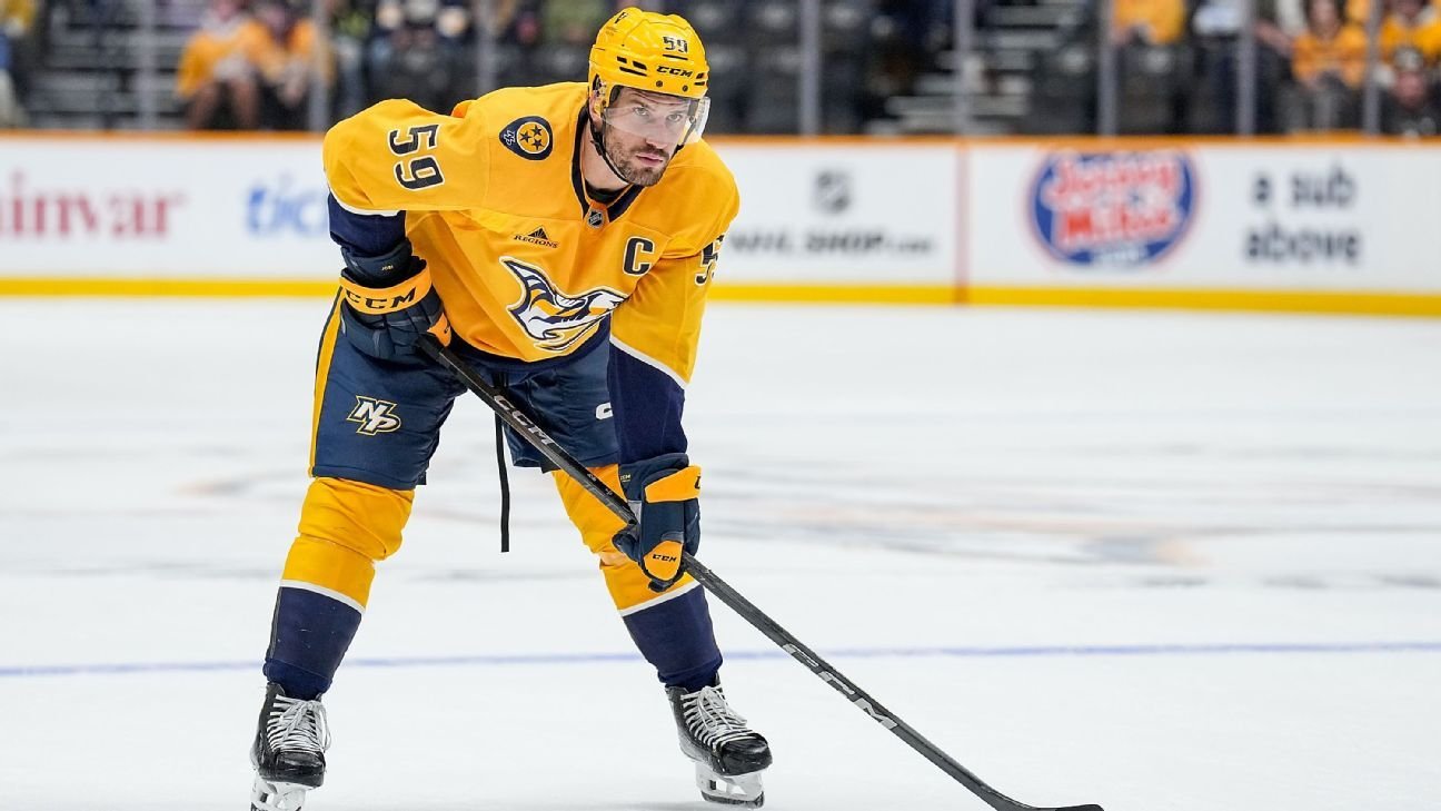 Predators captain Roman Josi sidelined with upper-body injury Predators captain Roman Josi sidelined with upper-body injury