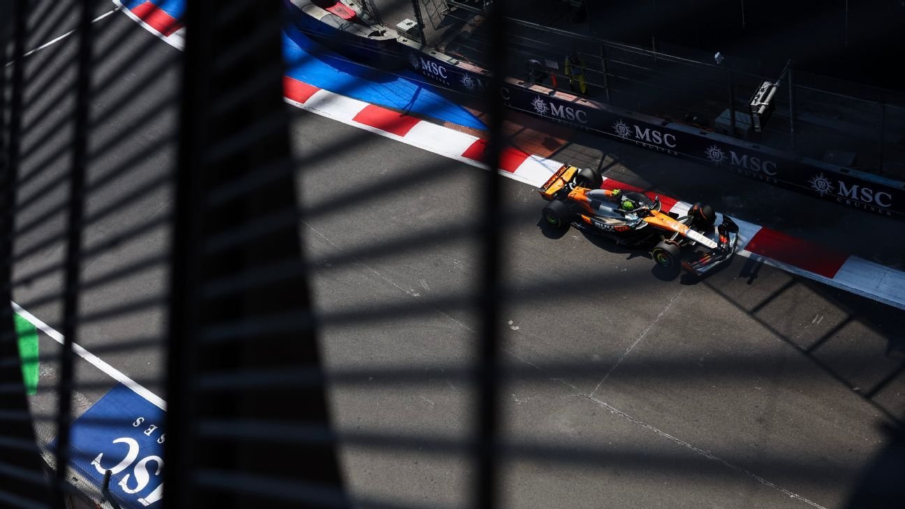 Mexico GP: Norris comfortably fastest in FP3 as rivals trail