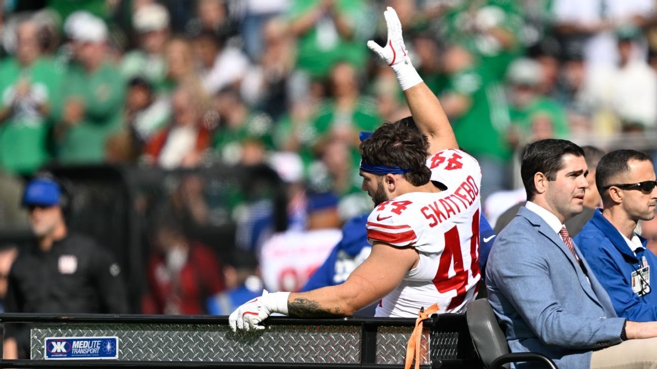 ‘All went well’: Giants’ Skattebo has surgery on dislocated ankle ‘All went well’: Giants’ Skattebo has surgery on dislocated ankle