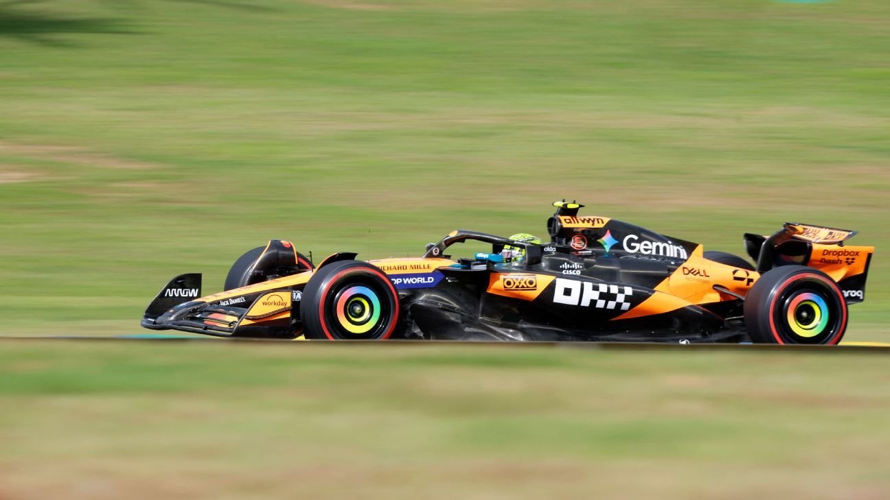 Brazilian Grand Prix: Norris takes pole; Piastri, Verstappen struggle Brazilian Grand Prix: Norris takes pole; Piastri, Verstappen struggle