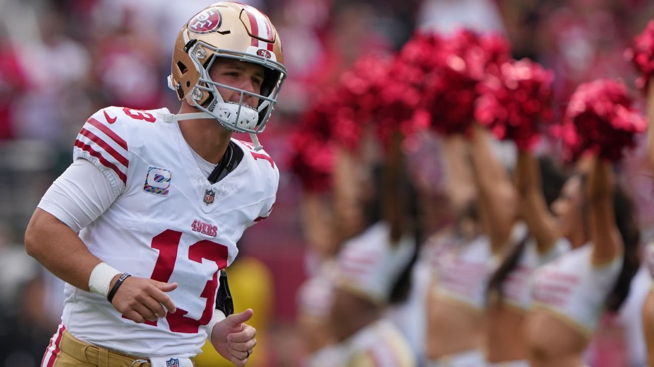 49ers QB Brock Purdy to be ‘aggressive’ with potential return 49ers QB Brock Purdy to be ‘aggressive’ with potential return