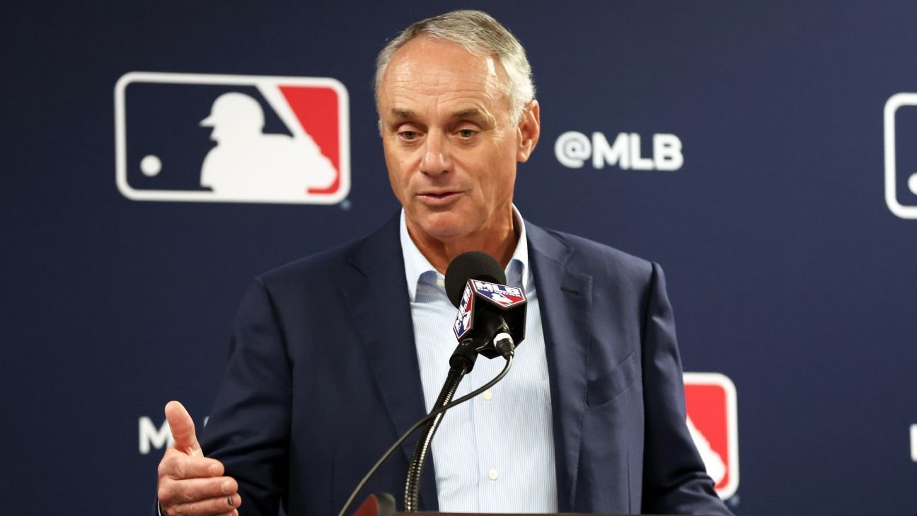 Rob Manfred addresses MLB’s next steps after betting scandal Rob Manfred addresses MLB’s next steps after betting scandal