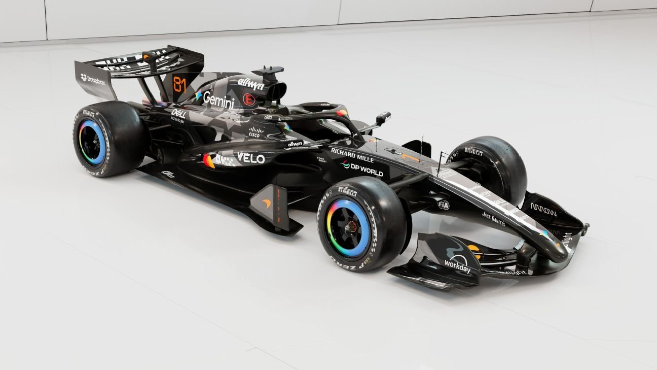 McLaren reveal testing livery on F1 2026 car, wait for debut McLaren reveal testing livery on F1 2026 car, wait for debut