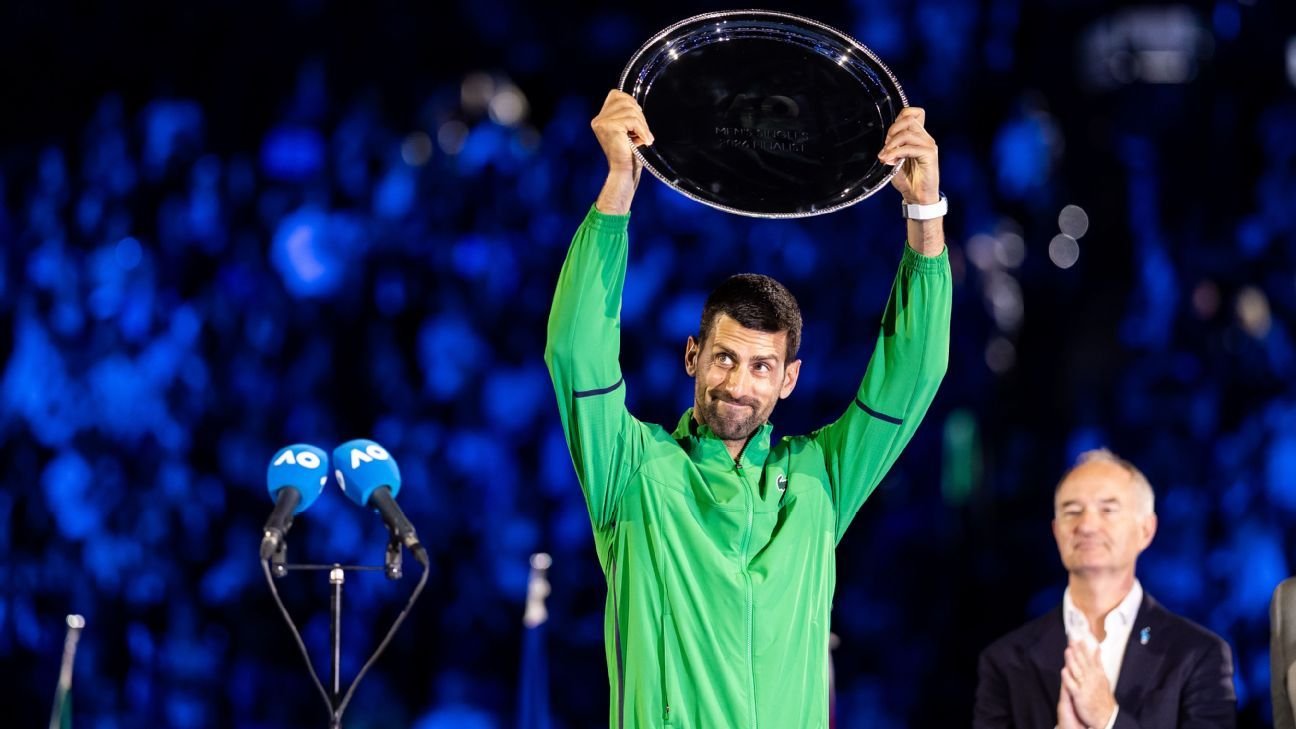 Djokovic moves up to No. 3; Sabalenka stays top-ranked woman Djokovic moves up to No. 3; Sabalenka stays top-ranked woman