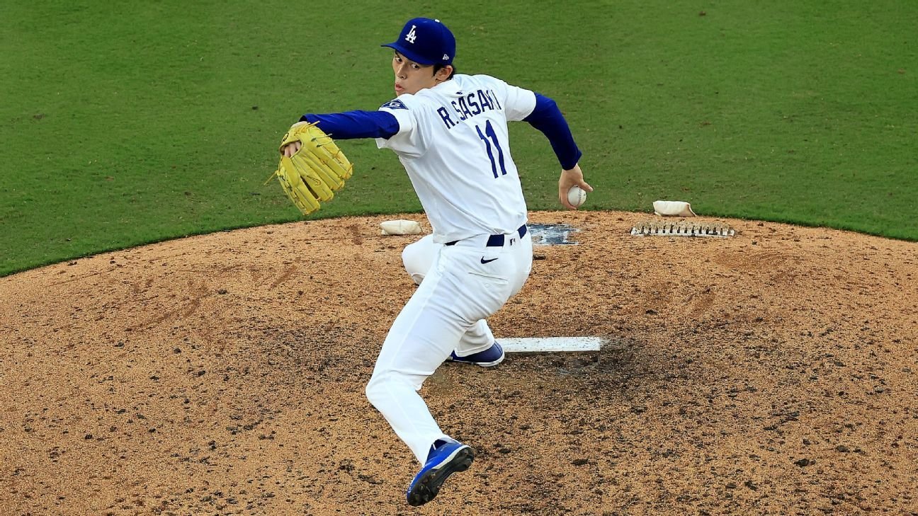 Dodgers’ Sasaki working on 3rd pitch to find success as starter Dodgers’ Sasaki working on 3rd pitch to find success as starter