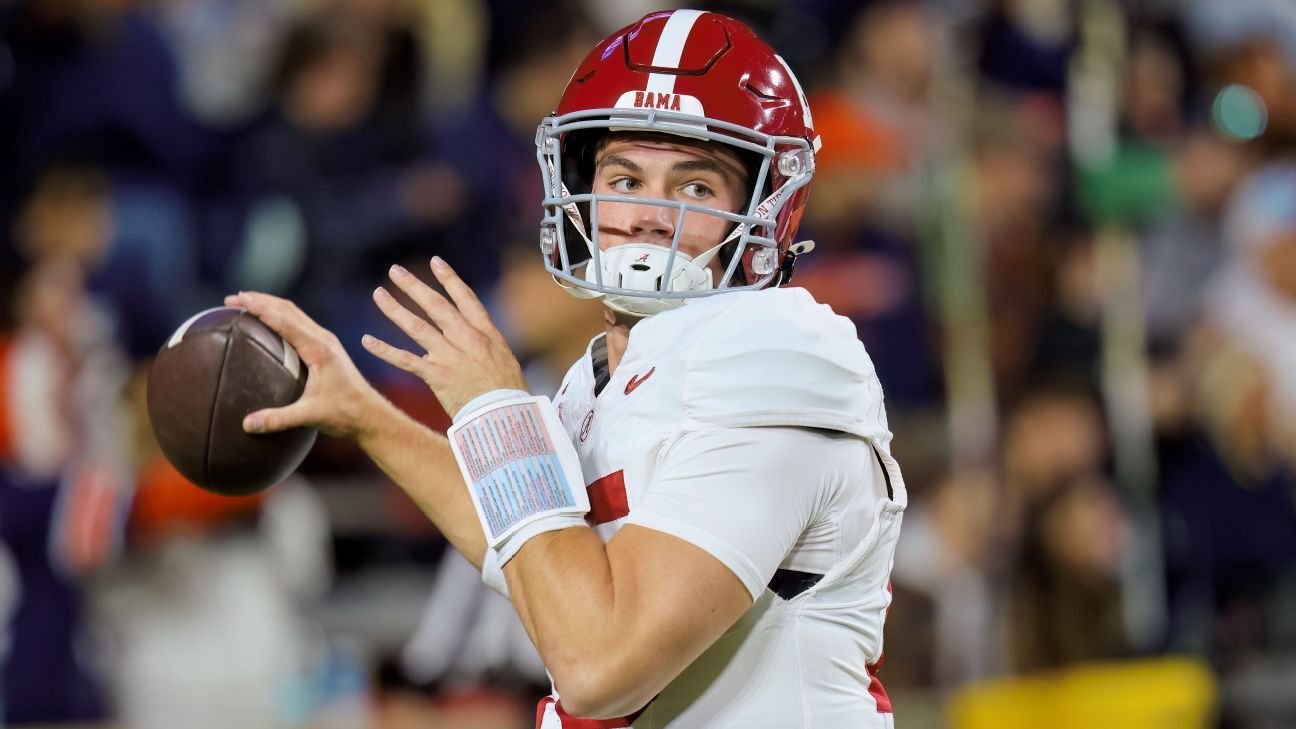 Ty Simpson wants to show he’s franchise QB at NFL combine Ty Simpson wants to show he’s franchise QB at NFL combine