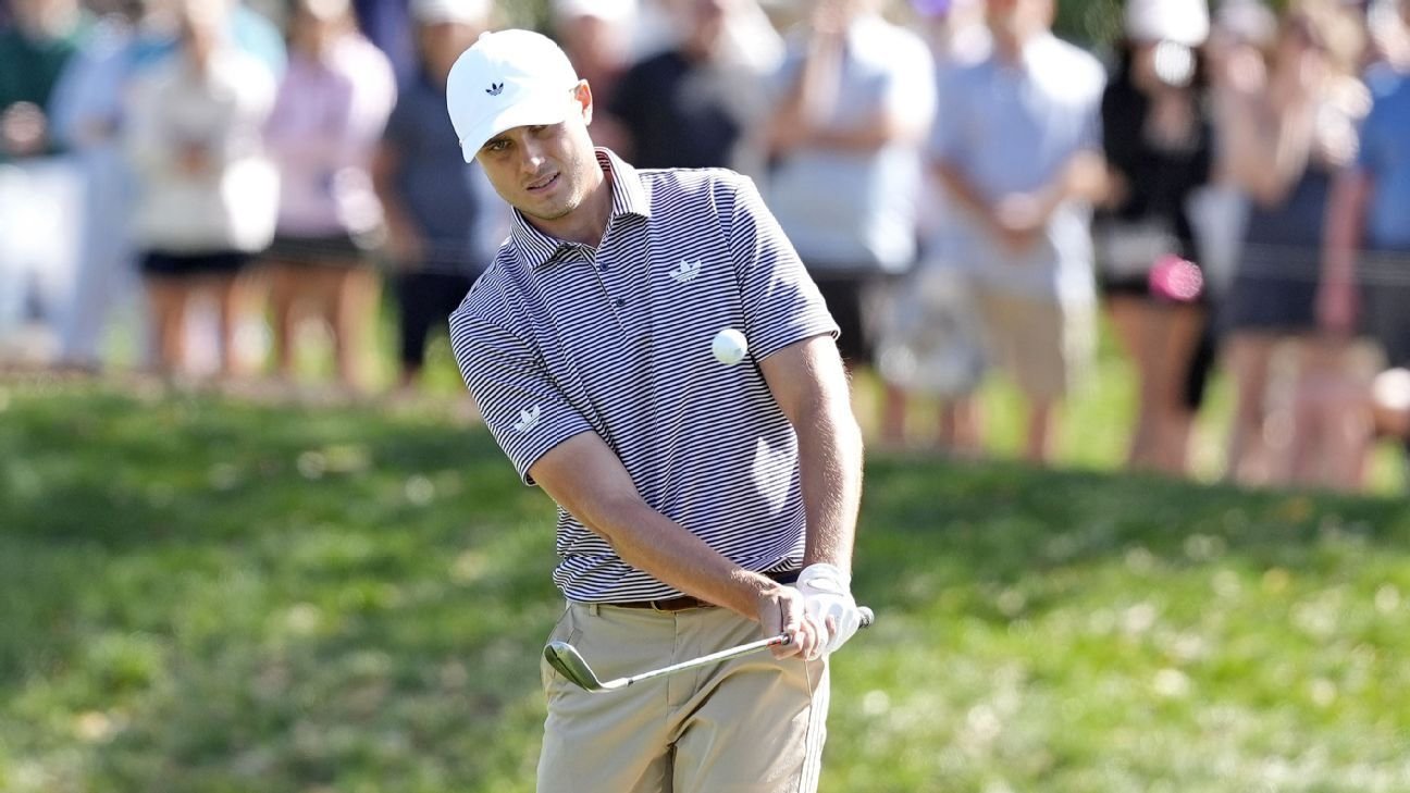 Aberg aces Sawgrass with 63 to take 2-shot lead at Players Aberg aces Sawgrass with 63 to take 2-shot lead at Players