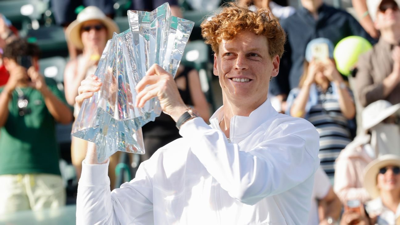 Jannik Sinner beats Daniil Medvedev for 1st Indian Wells title Jannik Sinner beats Daniil Medvedev for 1st Indian Wells title