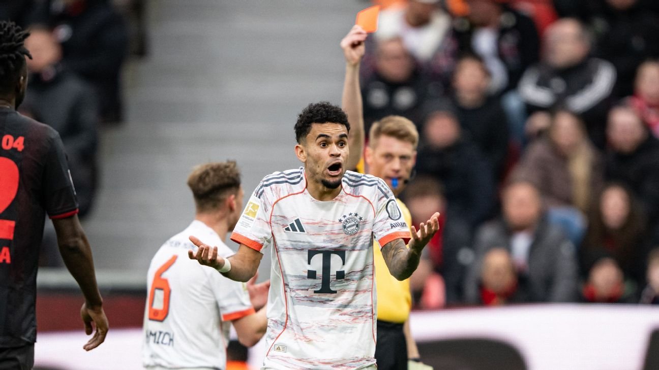 Bayern lose Luis Díaz’s red-card appeal despite ref admission Bayern lose Luis Díaz’s red-card appeal despite ref admission