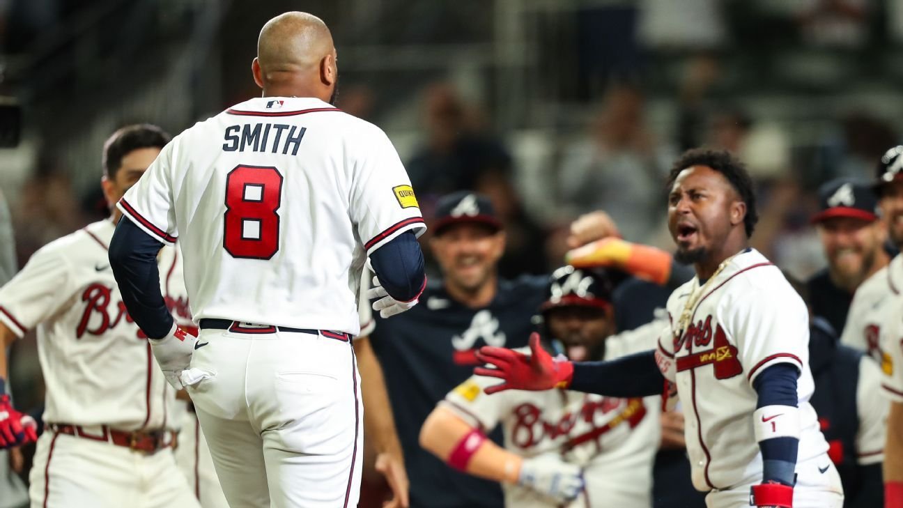 Braves’ Smith delivers historic walk-off days after mom’s death Braves’ Smith delivers historic walk-off days after mom’s death