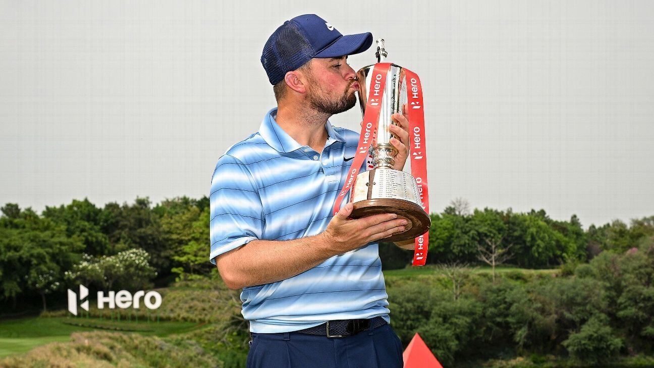 Alex Fitzpatrick rallies from 6-shot deficit to win Indian Open Alex Fitzpatrick rallies from 6-shot deficit to win Indian Open