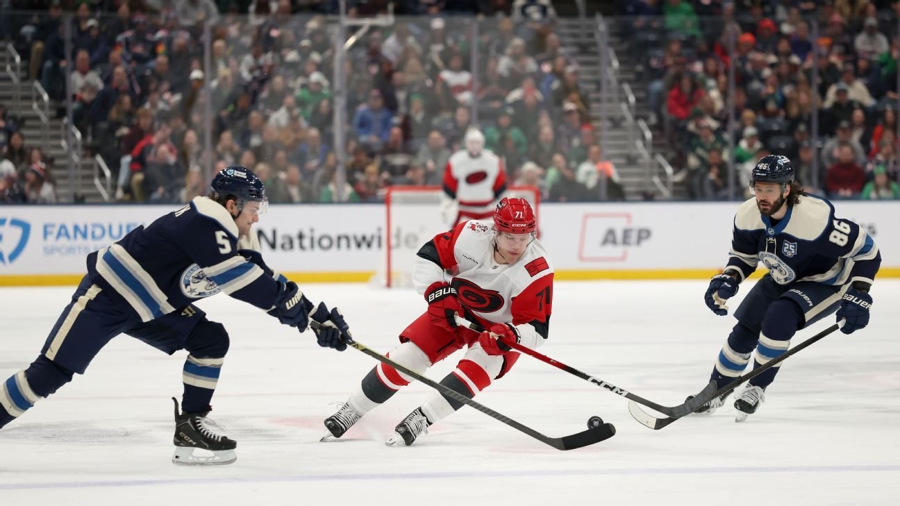NHL playoff watch: Hurricanes, Blue Jackets battle for seeding NHL playoff watch: Hurricanes, Blue Jackets battle for seeding