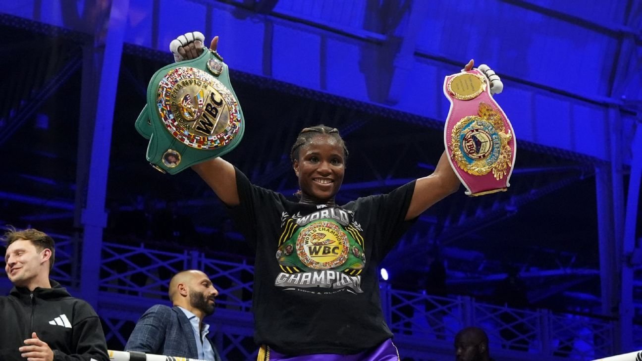 Caroline Dubois beats Terri Harper to unify world lightweight titles Caroline Dubois beats Terri Harper to unify world lightweight titles