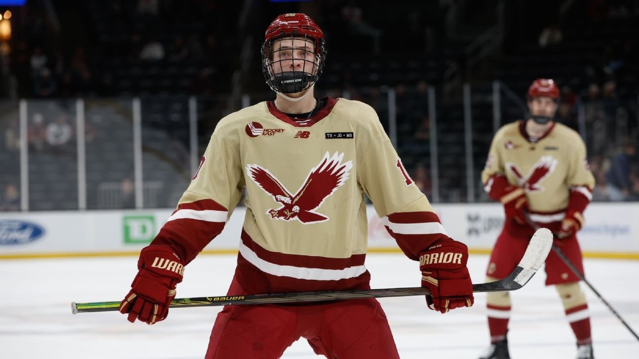 Bruins sign Boston College star James Hagens to 3-year deal Bruins sign Boston College star James Hagens to 3-year deal