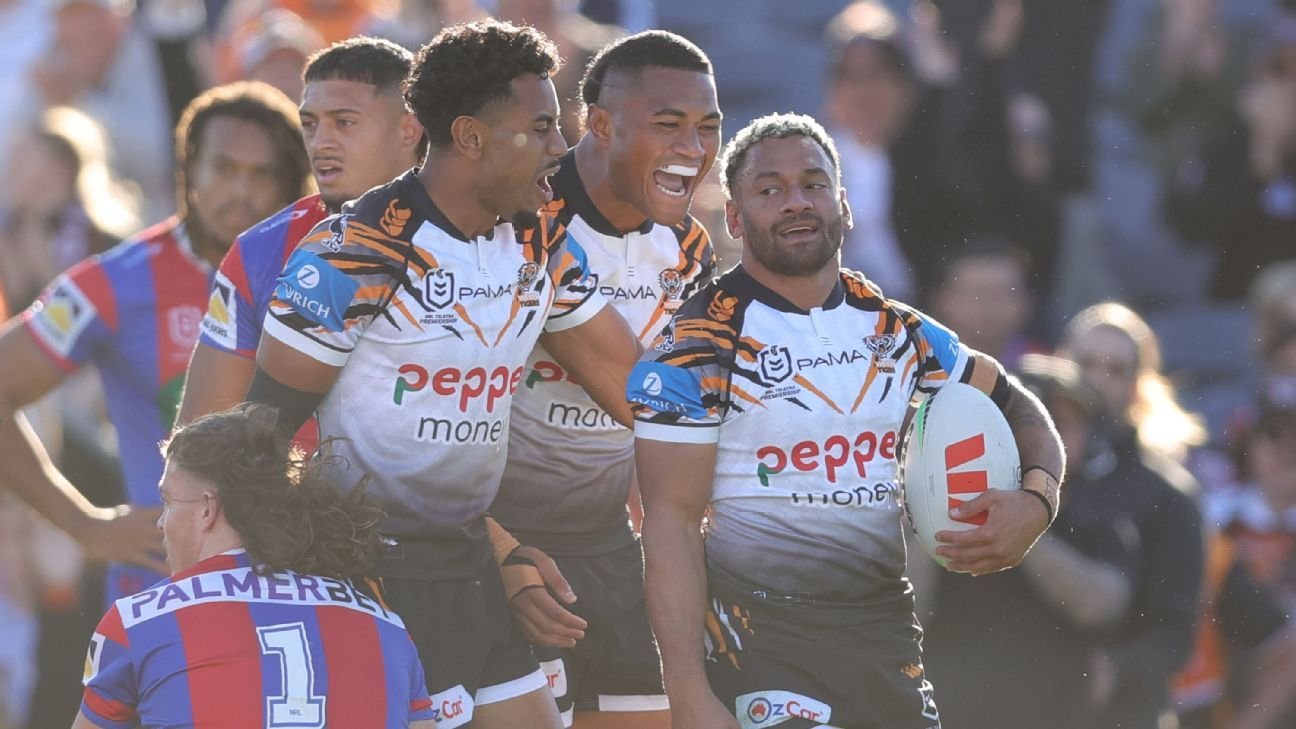 Real deal: Tigers strike to stay in NRL’s top two Real deal: Tigers strike to stay in NRL’s top two