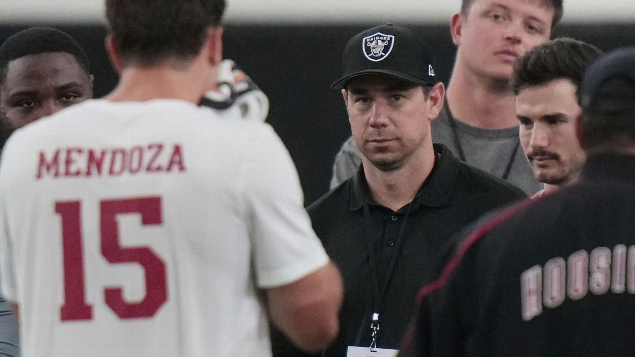 Raiders’ Spytek says teams have inquired about No. 1 draft pick Raiders’ Spytek says teams have inquired about No. 1 draft pick