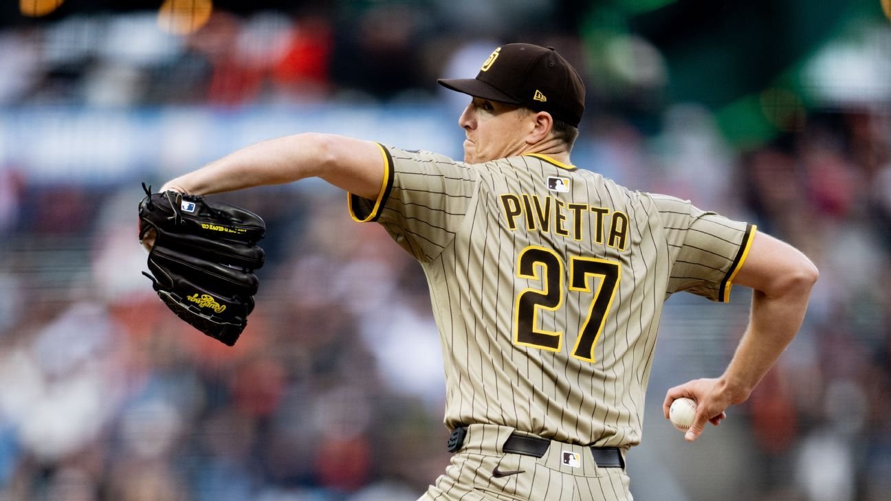 Padres’ Nick Pivetta dealing with flexor strain in elbow Padres’ Nick Pivetta dealing with flexor strain in elbow