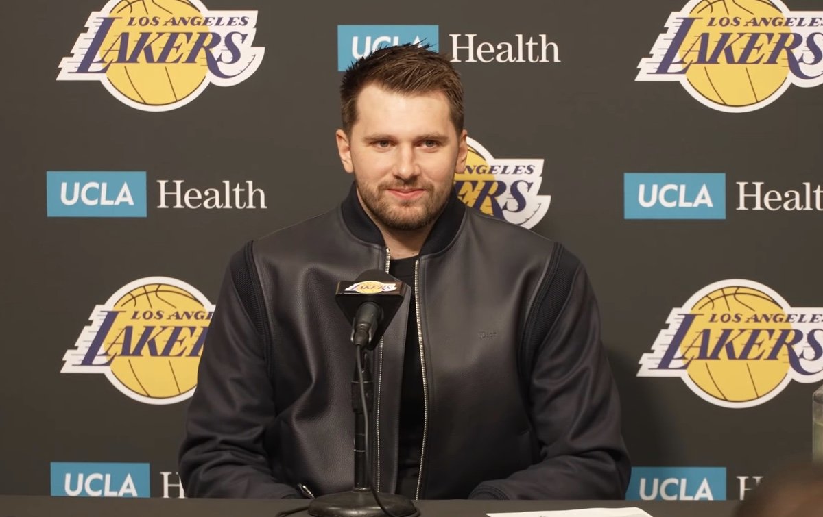 Luka Doncic unveils new look at Lakers practice Luka Doncic unveils new look at Lakers practice