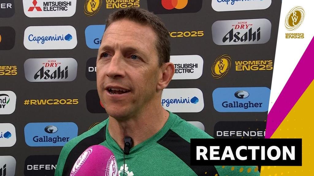 Women’s Rugby Union World Cup: Scott Bemand reflects on Ireland’s defeat against New Zealand