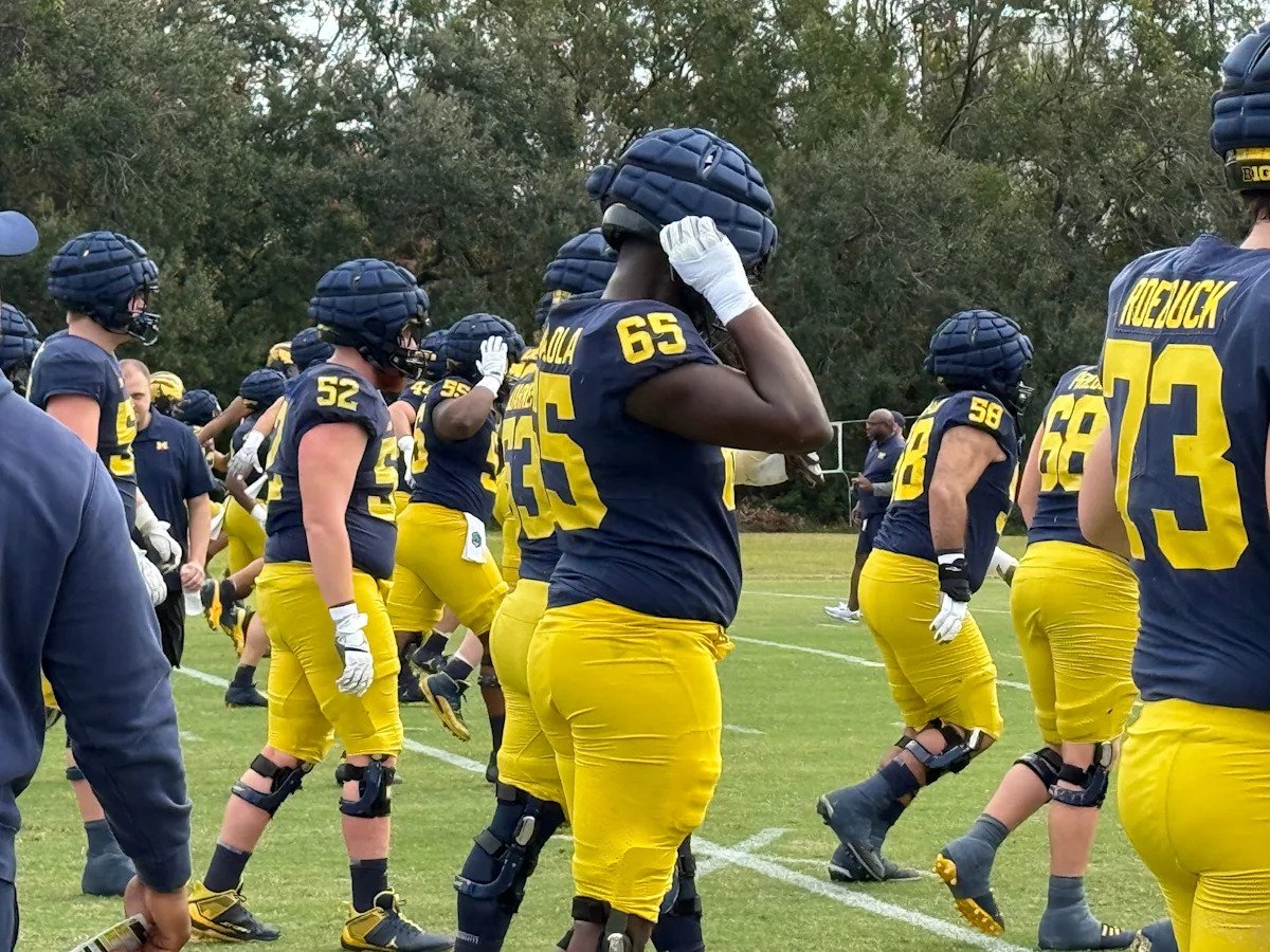 Michigan 5-star freshman Andrew Babaloa suffers potentially season-ending knee injury