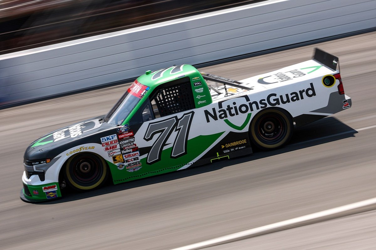 Shane van Gisbergen charges to podium finish in just third NASCAR Truck oval start Shane van Gisbergen charges to podium finish in just third NASCAR Truck oval start