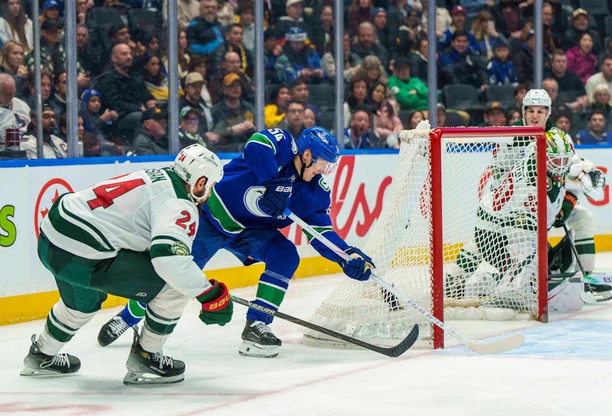 Canucks Youngsters Step Up In 4-2 Victory Over The Wild Canucks Youngsters Step Up In 4-2 Victory Over The Wild
