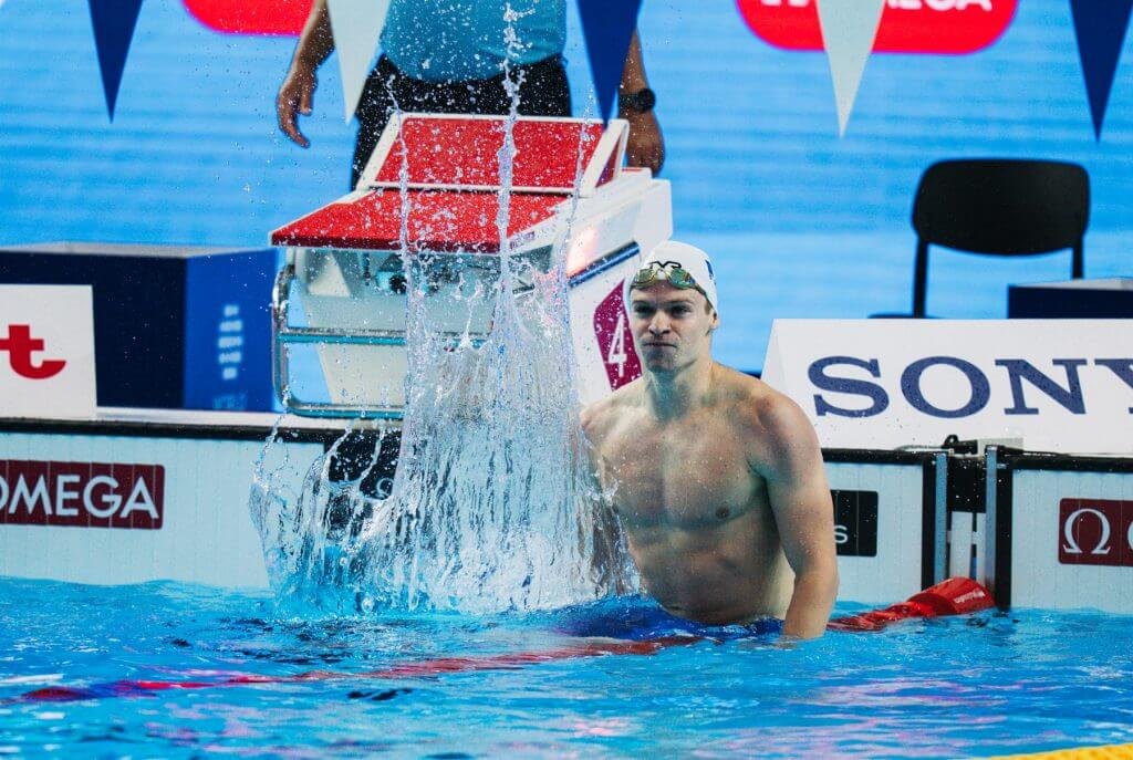 Leon Marchand Mines Gold in 200 IM at World Championships